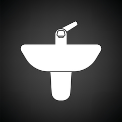 Image showing Wash basin icon