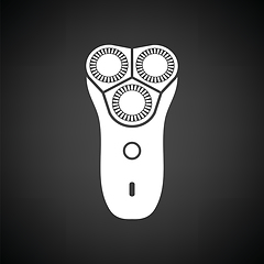 Image showing Electric shaver icon