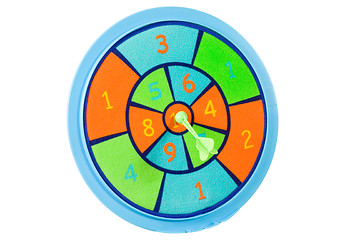 Image showing Toy dart board