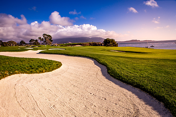 Image showing Pebble Beach golf course, Monterey, California, usa