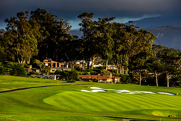 Image showing Pebble Beach golf course, Monterey, California, usa