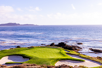 Image showing Pebble Beach golf course, Monterey, California, usa