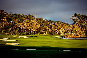 Image showing Pebble Beach golf course, Monterey, California, usa