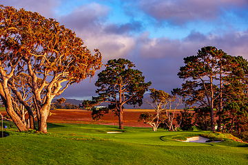 Image showing Pebble Beach golf course, Monterey, California, usa