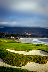 Image showing Pebble Beach golf course, Monterey, California, usa