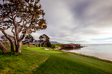 Image showing Pebble Beach golf course, Monterey, California, usa