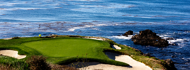 Image showing Pebble Beach golf course, Monterey, California, usa