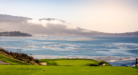 Image showing Pebble Beach golf course, Monterey, California, usa