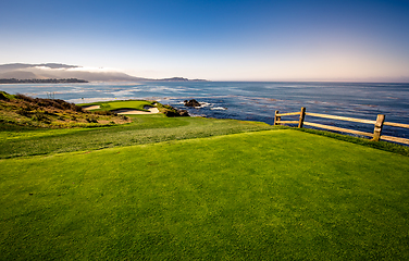 Image showing Pebble Beach golf course, Monterey, California, usa