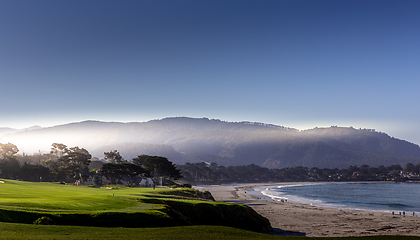 Image showing Pebble Beach golf course, Monterey, California, usa