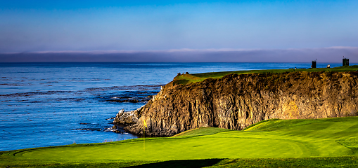 Image showing Pebble Beach golf course, Monterey, California, usa