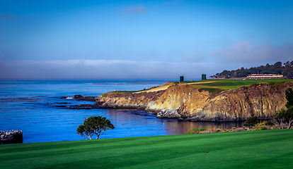 Image showing Pebble Beach golf course, Monterey, California, usa