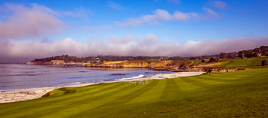 Image showing Pebble Beach golf course, Monterey, California, usa