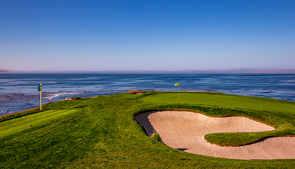 Image showing Pebble Beach golf course, Monterey, California, usa