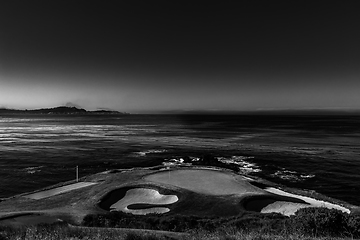 Image showing Pebble Beach golf course, Monterey, California, usa