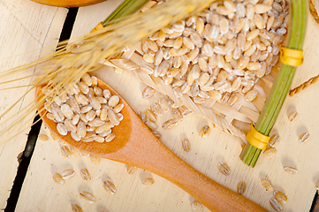 Image showing organic wheat grains