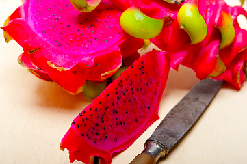 Image showing fresh dragon fruit