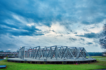 Image showing Typical day at a large wastewater treatment plan facility