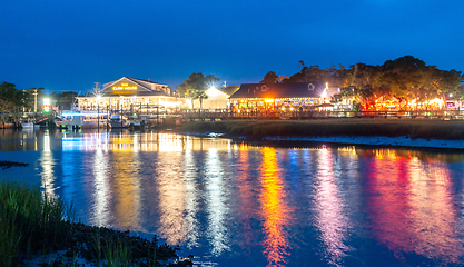 Image showing Views and scenes at murrells inlet south of myrtle beach south c