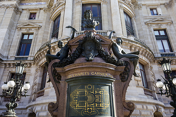 Image showing The Palais Garnier, Opera of Paris, interiors and details