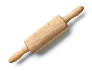 Image showing wooden rolling pin