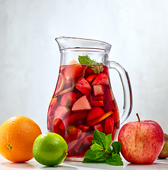 Image showing jug of red sangria