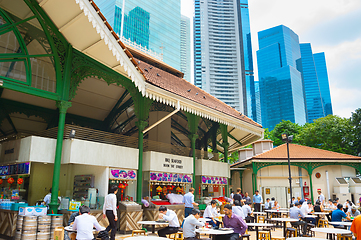 Image showing People at food court. Singapore
