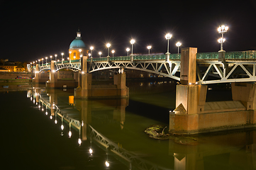 Image showing Saint-Pierre Bridge Toulouse, France