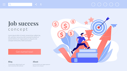 Image showing Motivation concept landing page.