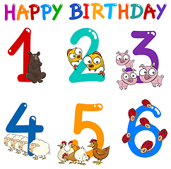 Image showing birthday greeting card collection