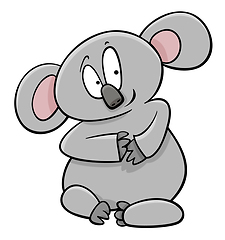 Image showing koala cartoon animal character