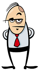 Image showing boss cartoon illustration