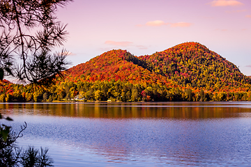 Image showing Lac-Superieur, Mont-tremblant, Quebec, Canada