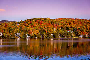 Image showing Lac-Superieur, Mont-tremblant, Quebec, Canada