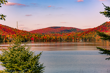 Image showing Lac-Superieur, Mont-tremblant, Quebec, Canada