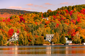 Image showing Lac-Superieur, Mont-tremblant, Quebec, Canada