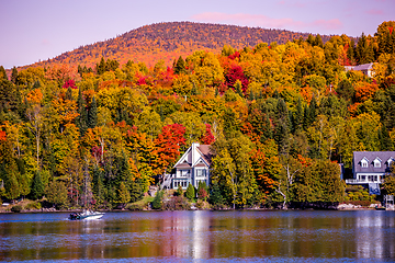 Image showing Lac-Superieur, Mont-tremblant, Quebec, Canada