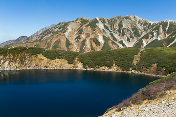 Image showing Mount Tate and lake