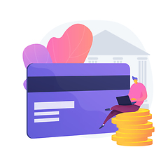 Image showing Credit card vector concept metaphor