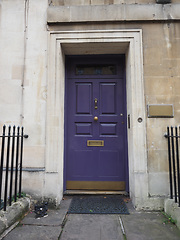 Image showing Old English door