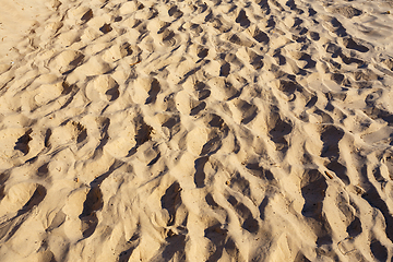 Image showing Sandy beach background