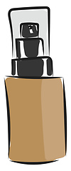 Image showing A bottle of concealer vector or color illustration