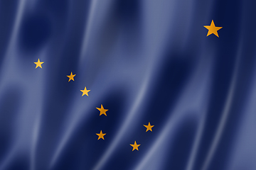 Image showing Alaska flag, USA 