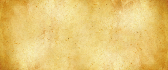 Image showing Old parchment paper. Banner texture