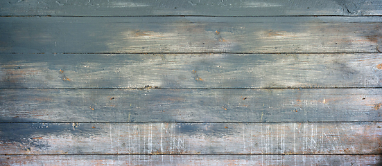 Image showing Old wood board painted grey. Banner background