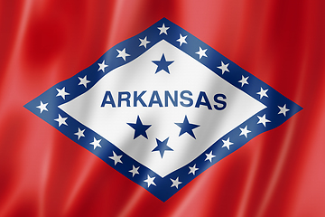 Image showing Arkansas flag, USA