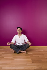 Image showing yoga indoor