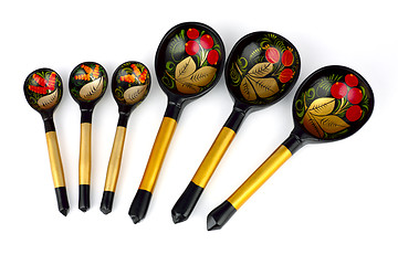 Image showing Wooden spoons