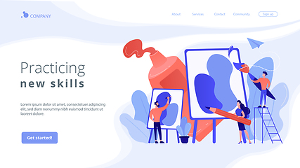 Image showing Workshop concept landing page.