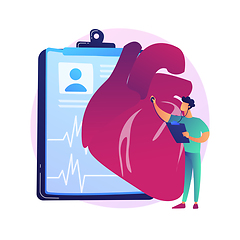 Image showing Hearing screening abstract concept vector illustration.